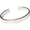 Treasure Bay Bracciale rigido da uomo in argento Sterling 925, tinta unita, da uomo, One Size fits most Wrist sized from 18cm to 21cm, Argento sterling, senza pietra