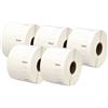 Printing Saver 5 Rotoli 11354 S0722540 57mm x 32mm Etichette compatibili per Dymo LabelWriter 4XL 450 400 330 320 310 Twin Turbo Duo SLP 450 430 420 400 240 220 200 120 100 Pro Plus (1000 Etichette per Rotolo)