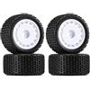 INJORA Pin Buggy Pre-Montato Pneumatici e Ruote per 1/28 Losi Micro-T, 4pz.
