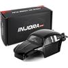 INJORA BUG24 Carrozzeria con Roll Cage per 1/24 Axial SCX24 C10 JLU Bronco Base Camp 4Runner (Nero)