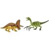 Schleich 42217 - Triceratopo e Terizinosauro, Piccoli