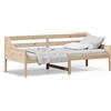 vidaXL Letto da giorno senza materasso 80x200 cm in legno di pino massiccio
