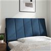 vidaXL Cuscino per testiera "Hanko" blu 100 cm in tessuto
