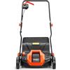 Fuxtec Arieggiatore scarificatore elettrico FUXTEC EV320ECO 1300W di potenza, larghezza di lavoro di 32 cm e regolazione profondità da -12 a +10 mm, raccoglitore d'erba da 40 litri