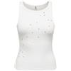 ONLY Onlfiliz Life S/L Stone Tank Top Box Jrs, Ballerino di Nuvola, L Donna