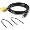 Adapter Universe Adapter-Universe - Cavo adattatore AUX per smartphone 2 in 1, jack da 3,5 mm + chiave di rilascio