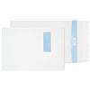 Blake Secure 324 x 229 x 25 mm 125 g/m2 Tasca espandibile Stacca e sigilla (TR9904) Bianco, Confezione da 500