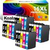 Koala 16XL Cartuccia d'inchiostro Compatibili per Epson 16 XL 16XL Multipack per Workforce WF-2760 WF-2750 WF-2660 WF-2650 WF-2630 WF-2540 WF-2530 WF-2010 WF-2510 WF-2520NF (Pacco din 20)