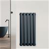 blumfeldt - Radiatore da Parete, 360W, Acciaio Verniciato a Polvere, Doppio Strato, Facile Installazione con Connessione Centrale da ½'', Ideale per Bagni, Soggiorni e Uffici, 60x30 cm, Antracite