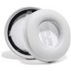 PESLNG Cuscini di ricambio in ecopelle professionale per JBL LIVE 400BT / LIVE 460NC, Utilizza schiuma memory di alta qualità per maggiore comfort e durata. (Pelle proteica-Grigio)