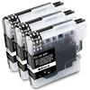 ESMONLINE 3 cartucce per stampante compatibili sostituisce Brother LC-980 LC-985 LC-1100 DCP-J 515 MFC-J 220 MFC-J 265 MFC-J 410 MFC-J 415 (Nero)