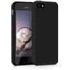 kwmobile Cover per Apple iPhone SE (1.Gen 2016) / iPhone 5 / iPhone 5S Custodia - Back Case per Smartphone in Silicone TPU - Protezione Gommata - nero