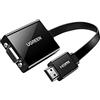 UGREEN - Cavo adattatore HDMI a VGA, 1080P, HDTV attivo, trasmissione audio, supporta PC, laptop, Chromebook, Raspberry Pi, nero