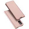 DUX DUCIS Cover per Samsung Galaxy A52 / A52S, Flip Caso Custodia Pelle PU con [Funzione Stand] [Slot Cart] [Magnetica] per Samsung Galaxy A52 / A52S (Oro Rosa)