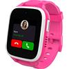 XPLORA XGO 3 - Telefono orologio per bambini (4G) - Chiamate, messaggi, modalità scuola per bambini, funzione SOS, localizzazione GPS, fotocamera e contapassi - Include 2 anni di garanzia (ROSA)