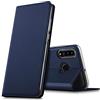 Verco case per Samsung Galaxy A20s Cover, Custodia a Libro Pelle PU per Samsung A20s Booklet Protettiva [magnetica integrata], Azzurro