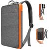ZINZ Zaino per Laptop Sottile ed Espandibile, Resistente all'acqua, Compatibile con MacBook Pro 16 2026-2019 M4 M3 M2 M1, Mac da 15,4 e la Maggior Parte dei Notebook da 15-16, G01OG02