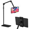YCBTREE Supporto da pavimento per tablet, girevole a 360 gradi, in metallo, regolabile in altezza, con braccio allungabile, per casa, letto, divano, compatibile con iPad da 4 a 12,8, iPad e lettore