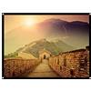 fasient 60in/72in/84in/100in Schermo di proiezione 4: 3 Pieghevole pieghevole in tessuto sintetico in poliestere non tessuto Tenda per proiettore per home theater indoor all'aperto, portatile(64pollici)