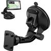 EZVEZS Supporto per auto per schermo Carplay, supporto per navigatori auto, compatibile con monitor portatili da 4,3/5, supporto a ventosa per cruscotto, supporto per monitor per fotocamera posteriore