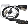 HYSHIKRA Auricolare acustico con microfono compatibile con Motorola R7 R7a N30 N50 N70, ION e MXP600 radio bidirezionale multi pin per sicurezza Bodyguard