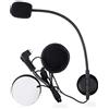 vFound Cuffie auricolari con cavo morbido per microfono tipo C per cuffie interfono per casco da moto BT-S2, BT-S3 (Microfono)