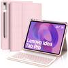 Occtingkind Custodia Tastiera con Illuminazione 7 Colori per Lenovo Idea Tab Pro 12.7 (2025) TB373FU & Moto Pad 60 Pro, Bluetooth, Italiano, Senza Touchpad, Protezione integrata, Rosa