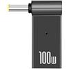 XITAIAN PD 100W Connettore Adattatore per Caricabatterie per Laptop USB di tipo C Femmina a Maschio CC Convertitore Ricambio per Acer Samsung Lenovo (5.5x1.7mm)