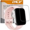REY Pack 6X Pellicola salvaschermo per AMAZFIT BIP 5 Unity, qualità Premium