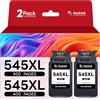 Hookink PG-545XL PG-545 Cartucce d'inchiostro Sostituzione per Canon 545 XL Nero per Canon Pixma MG2550 MG2550S MX490 MX495 TS3550 TS3150 TS3151 MG2555S TR4550 MG3050 MG2450 TR4551 (Nero, 2-Pack)