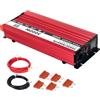 CNCEJIA Inverter 12V 230V Onda Pura 3000W Convertitore di Tensione Power Inverter DC 12V a AC 230V con Porta USB Display LCD Intelligente per Casa, Auto