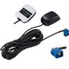 Vecys Antenna GPS Fakra 1575,42 MHz Adattatore Fakra C Ad Angolo Retto con 3 m GPS per Auto Antenna Fakra Base Magnetica per Veicoli a Motore Sistema di Navigazione GPS Ricevitore GPS per Auto DVR