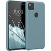 kwmobile Cover per Google Pixel 4a Custodia - Back Case per Smartphone in Silicone TPU - Protezione Gommata - antique stone