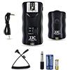 JJC Flash Trigger Scatto remoto senza fili per Canon R5 5D Mark IV III II 6D 6D Mark II 7D 7D Mark II 1Dx Mark II 5Ds 5Ds R 1D C 1D X 1Ds Mark III II 1D Mark IV III 1D Mark II N 1D Mark II D60