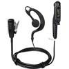 HYSHIKRA Walkie-talkie Auricolare con microfono compatibile con Motorola R7 R7a N30 N50 N70, ION e MXP600 radio bidirezionale multi pin per sicurezza Bodyguard (Forma G)