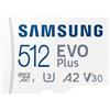 Samsung MB-MC512S 512 GB MicroSDXC UHS-I (Samsung EVO Plus microSD Card 512GB)