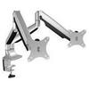 RAIDSONI Braccio portamonitor ICY BOX 2x fino a 32" per due monitor argento