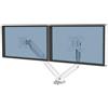 Fellowes Braccio della serie Platinum Fellowes per doppio monitor - fino a 27 "e 9 kg - 2