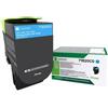 Lexmark 71B20C0 cartuccia toner 1 pz Originale Ciano