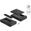 Delock Custodia USB Type-C per 1 SSD M.2 NVMe 1 SSD / HDD SATA da 25 con funzion