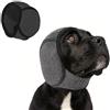 YAWYO Copriorecchie per cani, paraorecchie regolabile con velcro, calmante e protezione acustica, accessori per bagno, toelettatura, temporali e fuochi d'artificio (L)