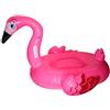 BLUE SKY - Grosso Gonfiabile Fenicottero Rosa - 069786 - Rosa - Vinile - 140 cm x 100 cm - Giocattolo per Bambini e Adulti - Gioco all'aperto - Piscina - Cavalcabile - Maniglia - A partire dai 3 anni