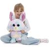 NICI Peluche GLUBSCHIS Coniglio Rainbow Mellie 35 cm - Morbido e Curato nei Dettagli, Perfetto da Coccolare e Regalare | 63137