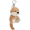 NICI Portachiavi Lontra Ophelio 12 cm con Moschettone - in Peluche Morbida, Idea Regalo | 63212