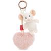NICI Ciondolo per Borsa Love Topolina Mira 8 cm con Moschettone - in Peluche Morbida, Idea Regalo | 63368