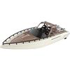 Amewi Aimee 26101 Speed Boot 380 mm, 15 km/h, 2,4 GHz, RTR, marrone/bianco crema
