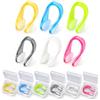 OulQinyhome Set di 6 Tappanaso Nuoto in Silicone Colorati con Scatola Portaoggetti - Clip Naso Antiscivolo per Adulti e Bambini Ideale per Piscina Nuoto Allenamento e Sport Acquatici
