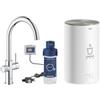 Grohe Red Duo 30 083 001 Miscelatore multifunzione cucina con boiler taglia M da 4 Litri per acqua bollente istantanea finitura Cromo - 30083001