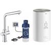Grohe Red Duo 30 327 001 Miscelatore multifunzione cucina con boiler taglia M da 4 Litri per acqua bollente istantanea finitura Cromo - 30327001 - 30083001