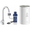 Grohe Red Mono 30 085 001 Miscelatore cucina a colonna e boiler taglia M da 4 Litri per acqua bollente istantanea finitura Cromo - 30085001